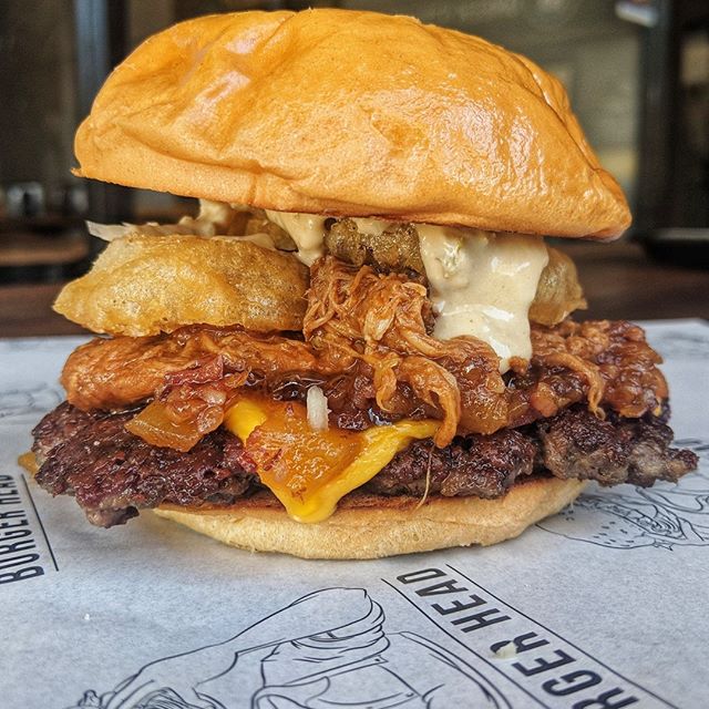 SORRY WE MADE YOU WAIT! Our first special back since the Easter Show!⠀
-⠀
🌴🚓Hawaii 5-0🚓🌴⠀
-⠀
-🐮 BH Smashed Beef Pattie⠀
-🧀 American Cheese⠀
-💍 Deep Fried Onion Rings⠀
-🍍 Jalapeno and Pineapple Aioli⠀
-🥓Pineapple and Bacon Jam⠀
-🐷 Kalua Hawa