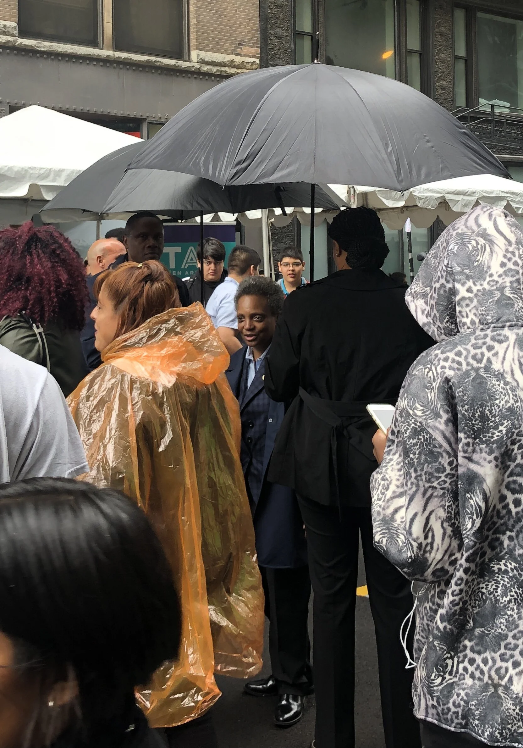  Chicago mayor, Lori Lightfoot, visited the event. 