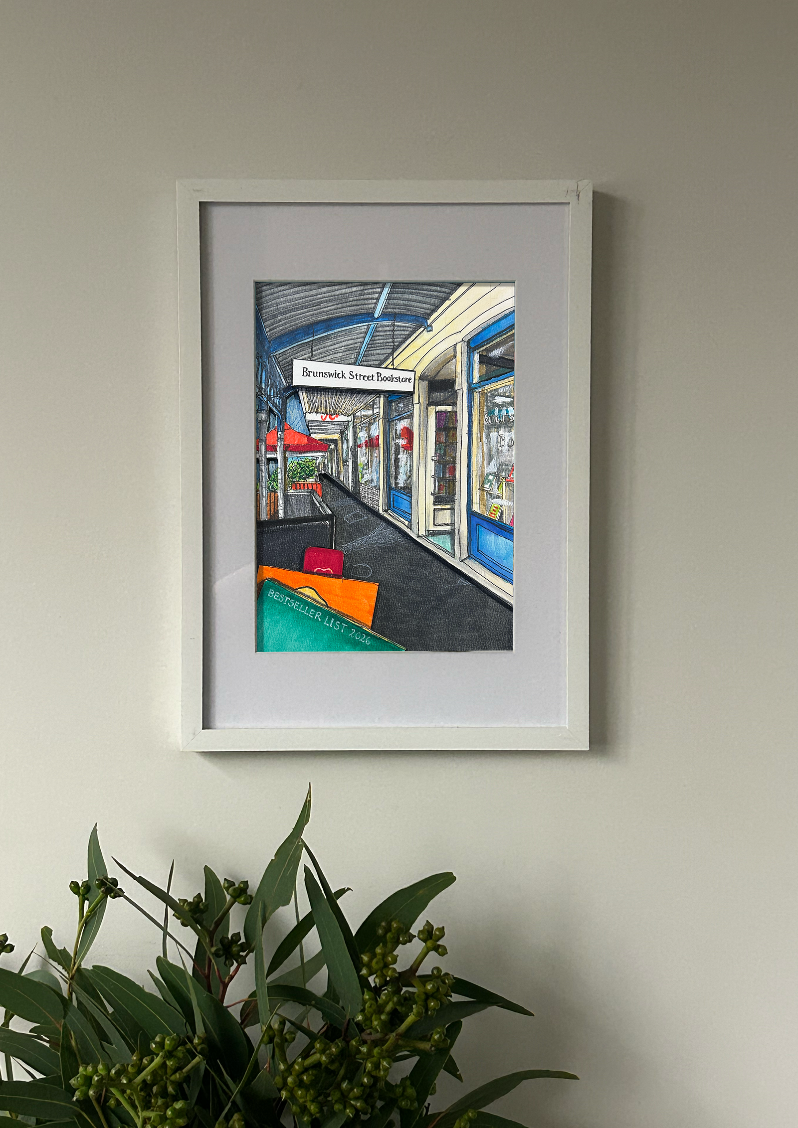 Brunswick Street - Brunswick Street Bookstore - Framed.png