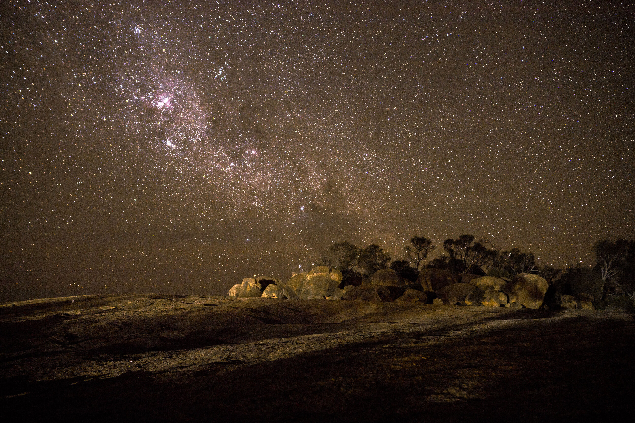 Wave Rock Weekender Western Australian Music Festival Night Sky 