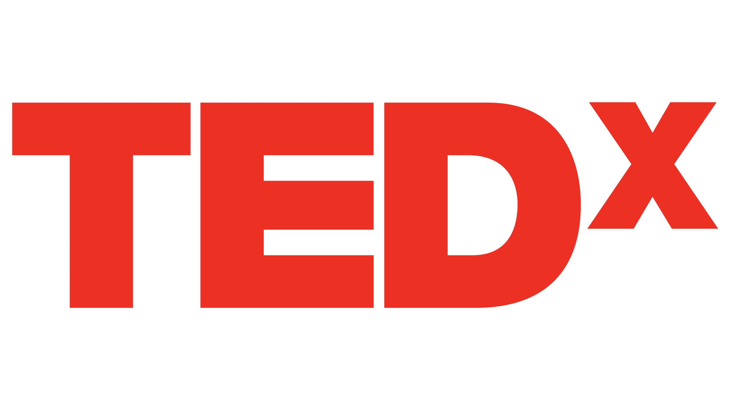 Logo de TEDx, événement pour lequel Blacktown Studio a réalisé des prestations à Bruxelles