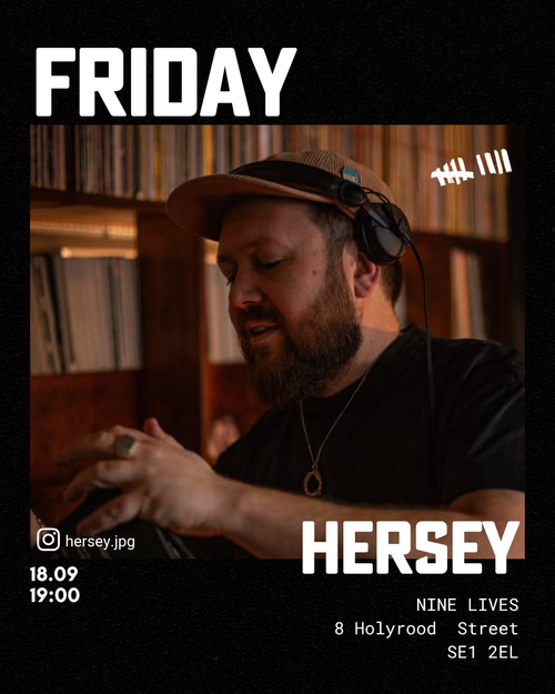 Nine Lives line-up poster for Hersey