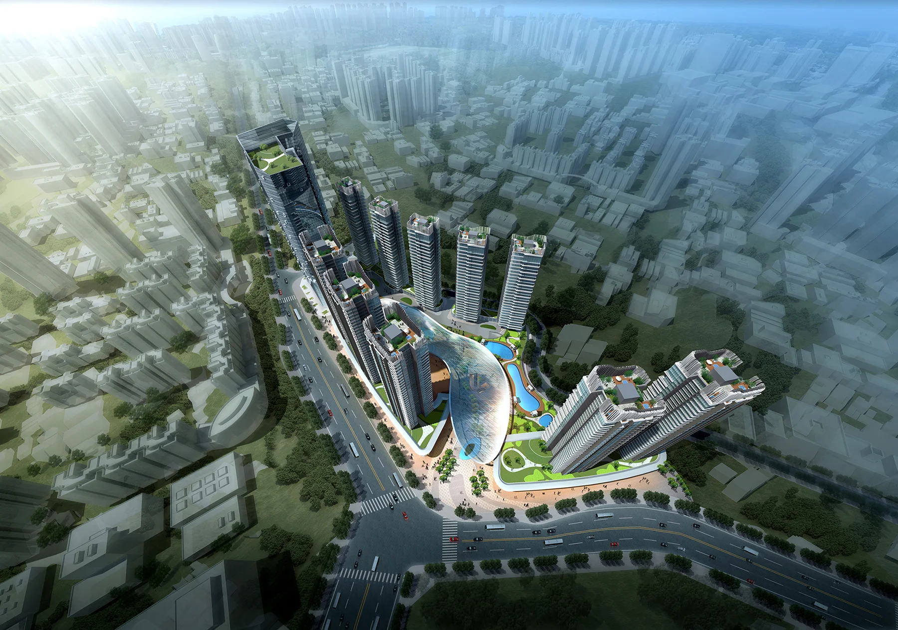  Gui Yuan Si Mixed Use Redevelopment 
Chongqing, China