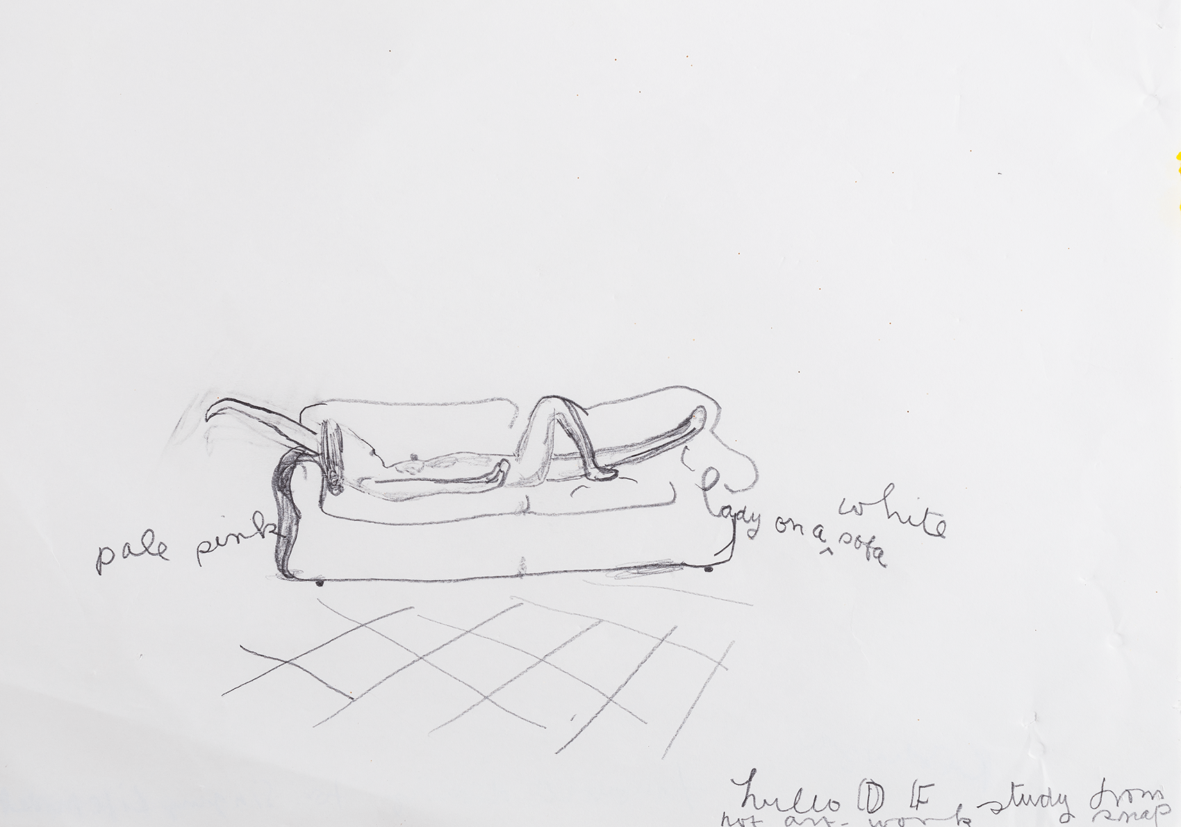 Lady on sofa