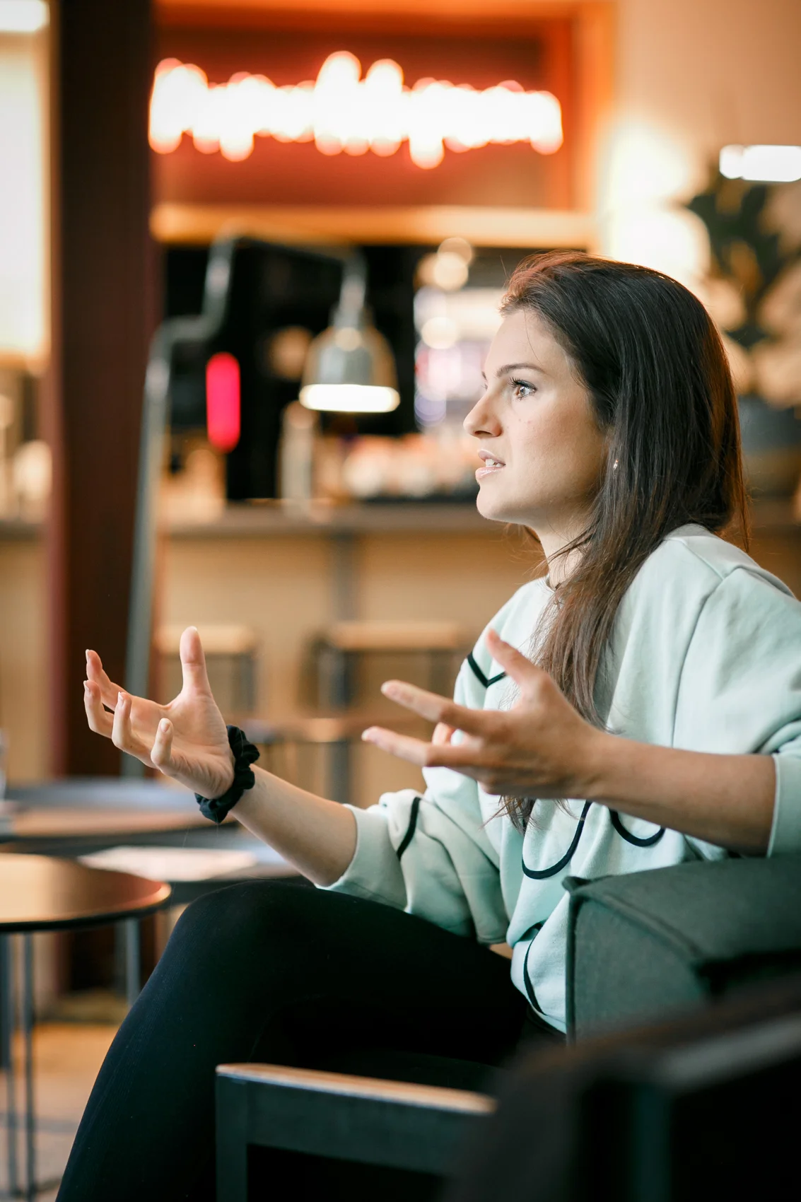 Ariana Founder of Sweat and Sound and coworking member.jpg