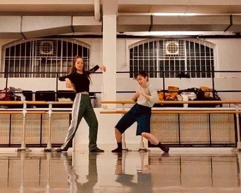 no I didn&rsquo;t fall on my ass, it&rsquo;s contemporary dance - educate yourself. But for real, in the middle of all this I am so grateful for humans like Berta and Noosh. They fill the room with kindness and I&rsquo;m overwhelmed by it. Not to men