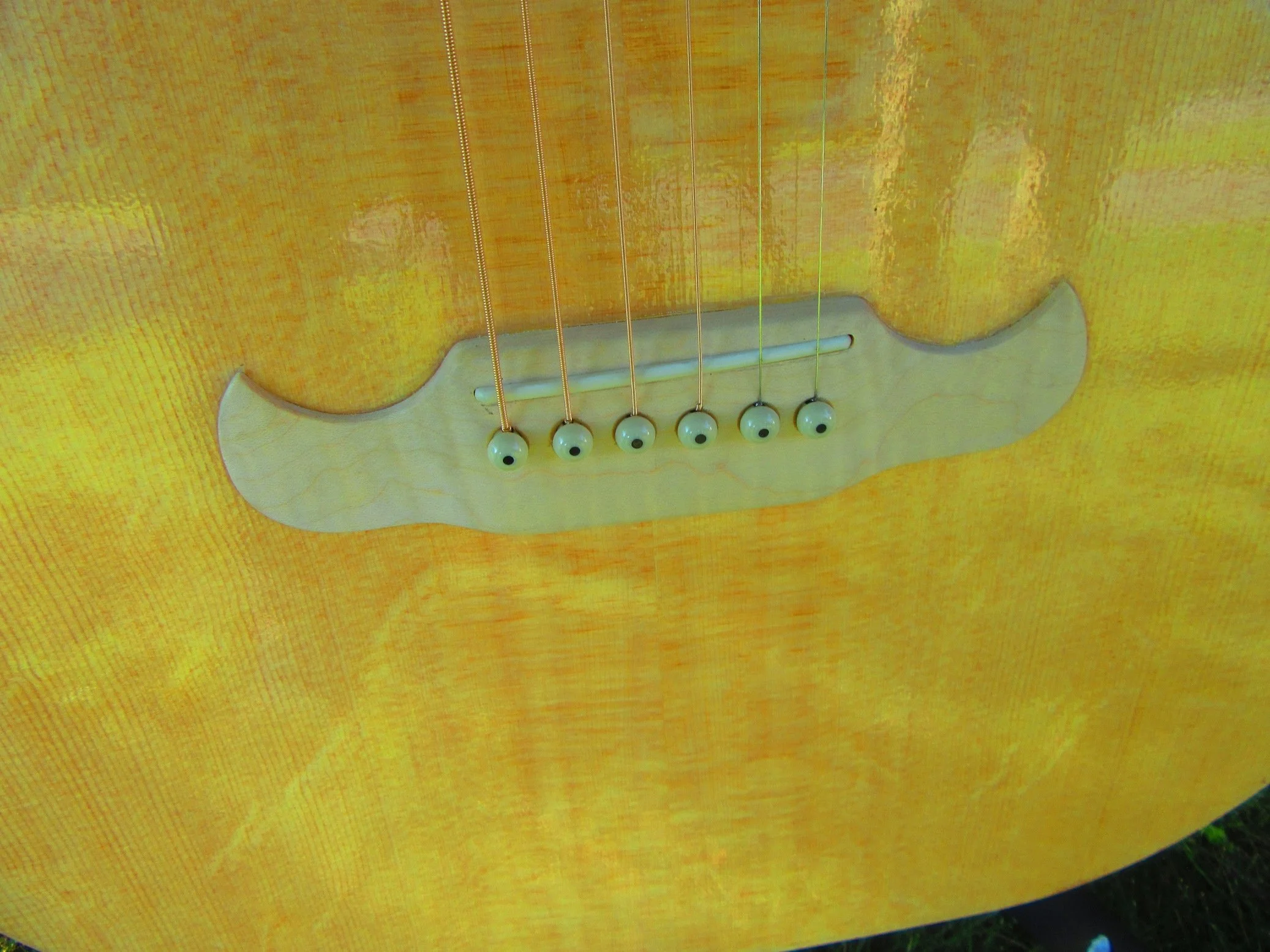 Curly Maple bridge