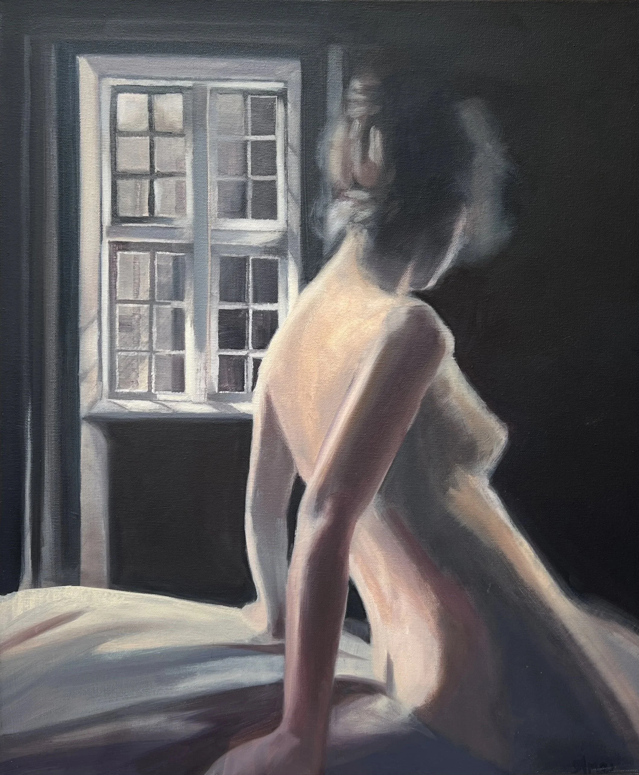 Nude with Hammershöi