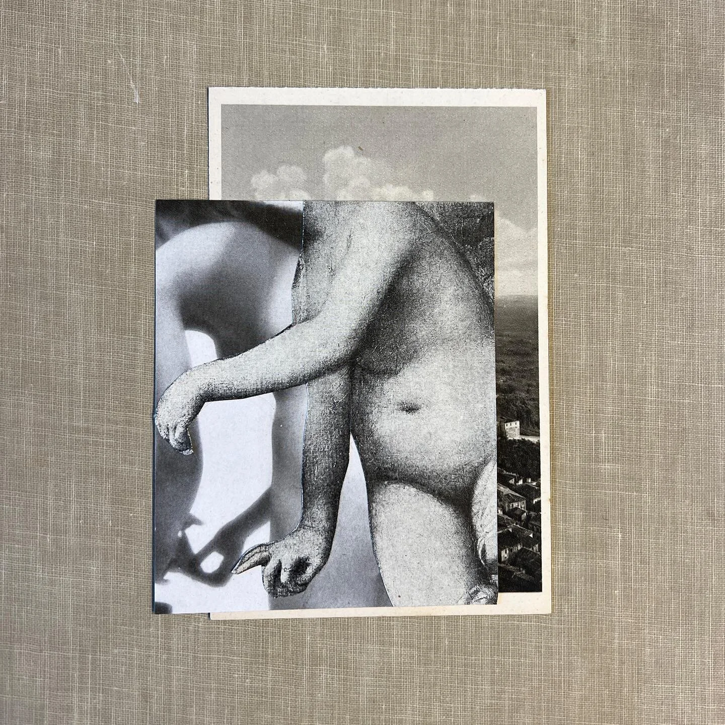 Still cutting and pasting. It’s been a long week, hardly any time for the studio, must try harder. #dailycollage #365collage #alexmarchartist #artistsoninstagram #collage #collageartist #cutandpaste #collagist #collageart #contemporarycollage #