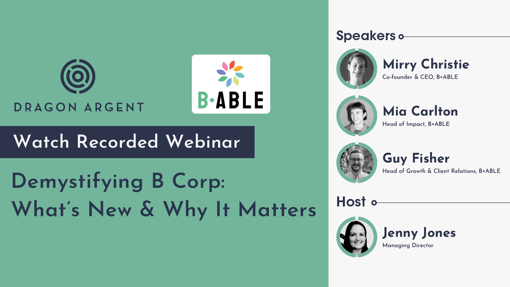 Webinar: Demystifying B Corp: What’s New &amp; Why It Matters