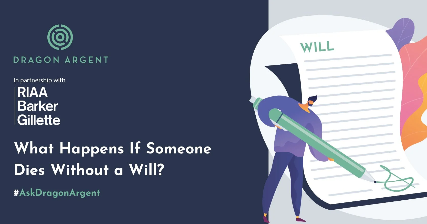 What happens to a shareholder's shares when they die