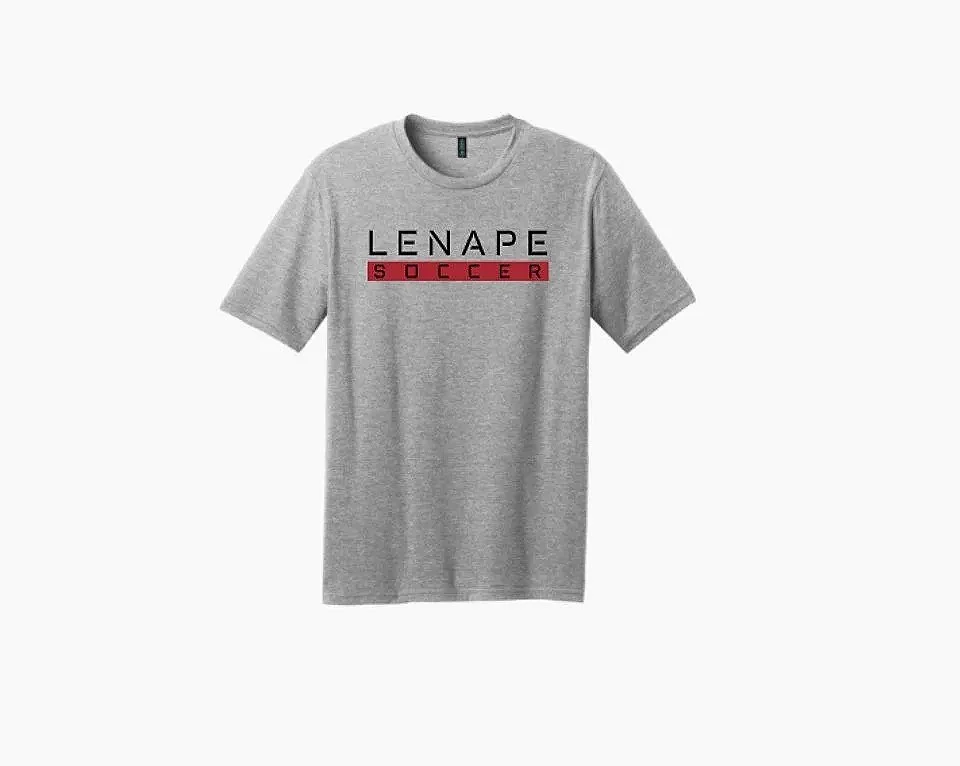 Lenape Soccer Tee 2026 dm108 Grey