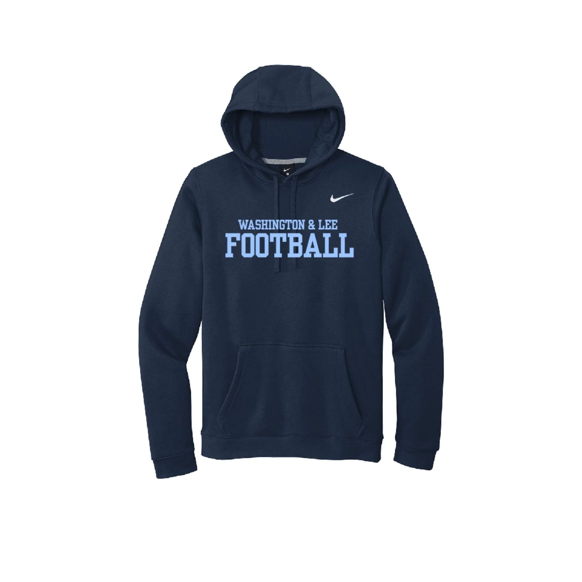 Washington and Lee Football Premium Hoodie CJ1611 NAVY