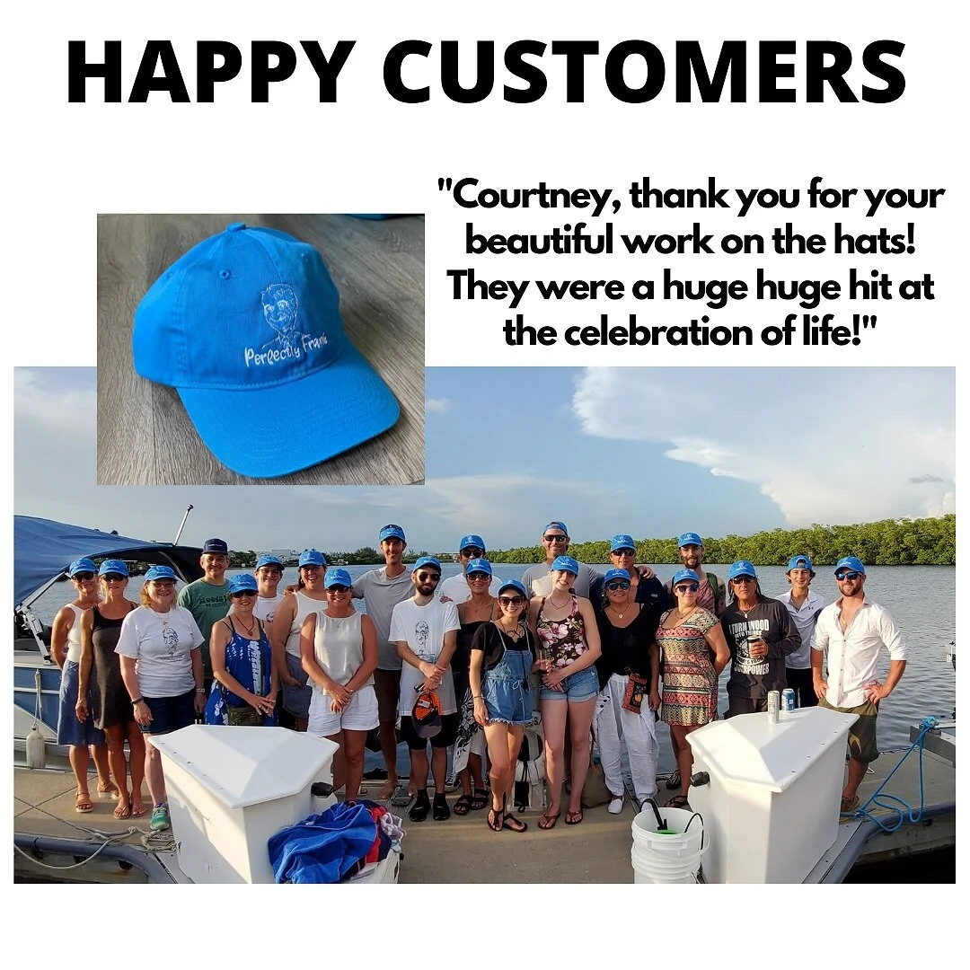 Celebration of life hats