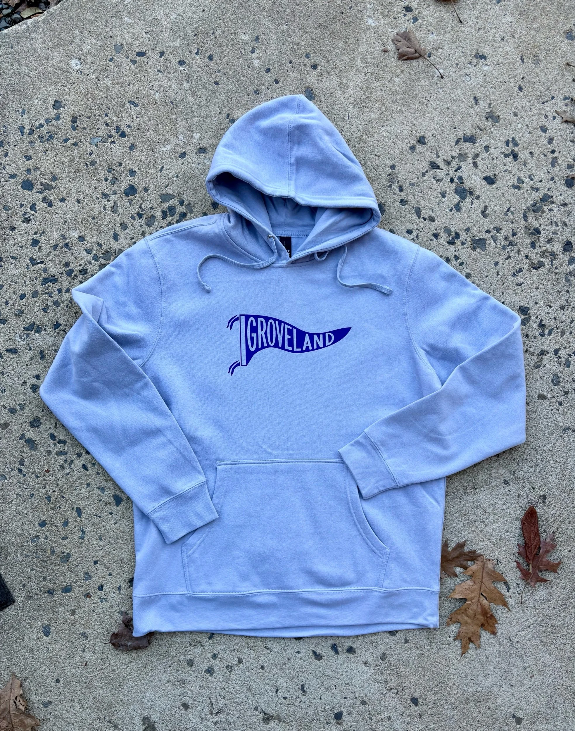 Groveland Flag Hoodie DT6100 Icelandic Purple