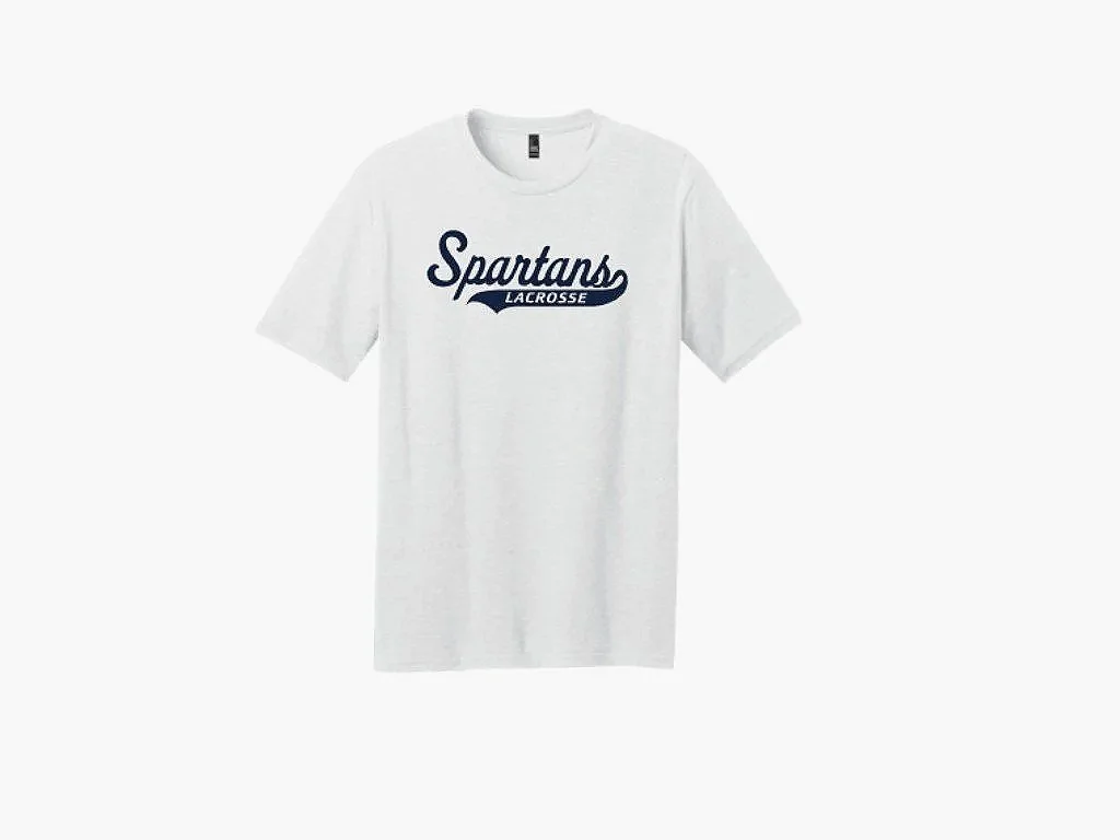SPARTANS LACROSSE TEAM TEE WHITEDM108