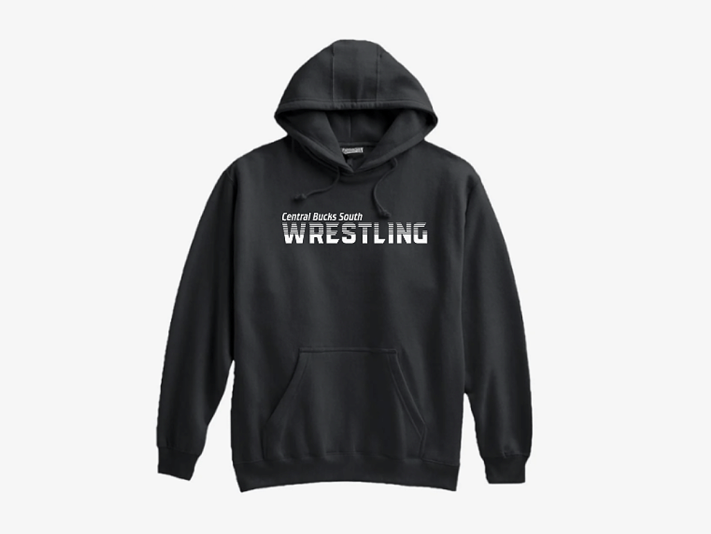 CB SOUTH WRESTLING STRIPES PENNANT HOODIE 701 Black