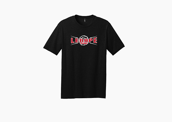 Lenape Volleyball Tee Shirt dm108 black