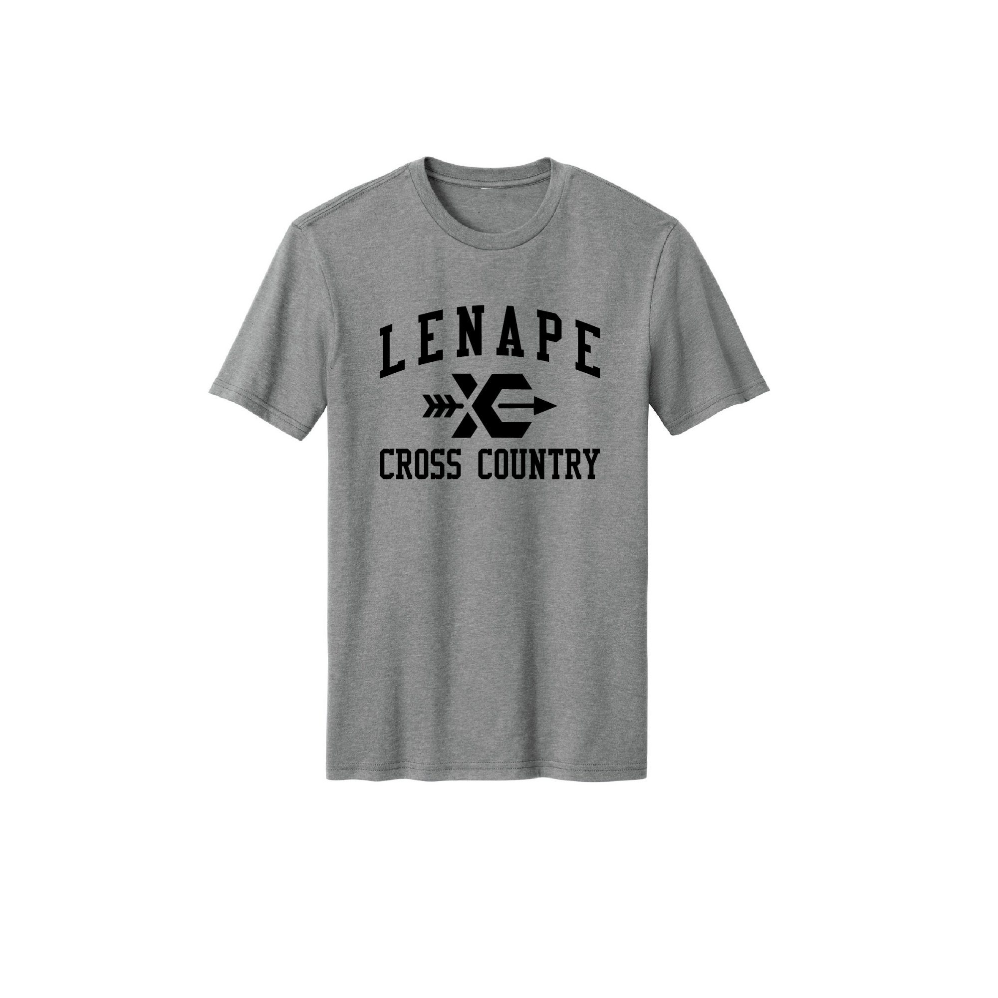 Lenape Cross Country Tee 2026 DT108 Grey Frost