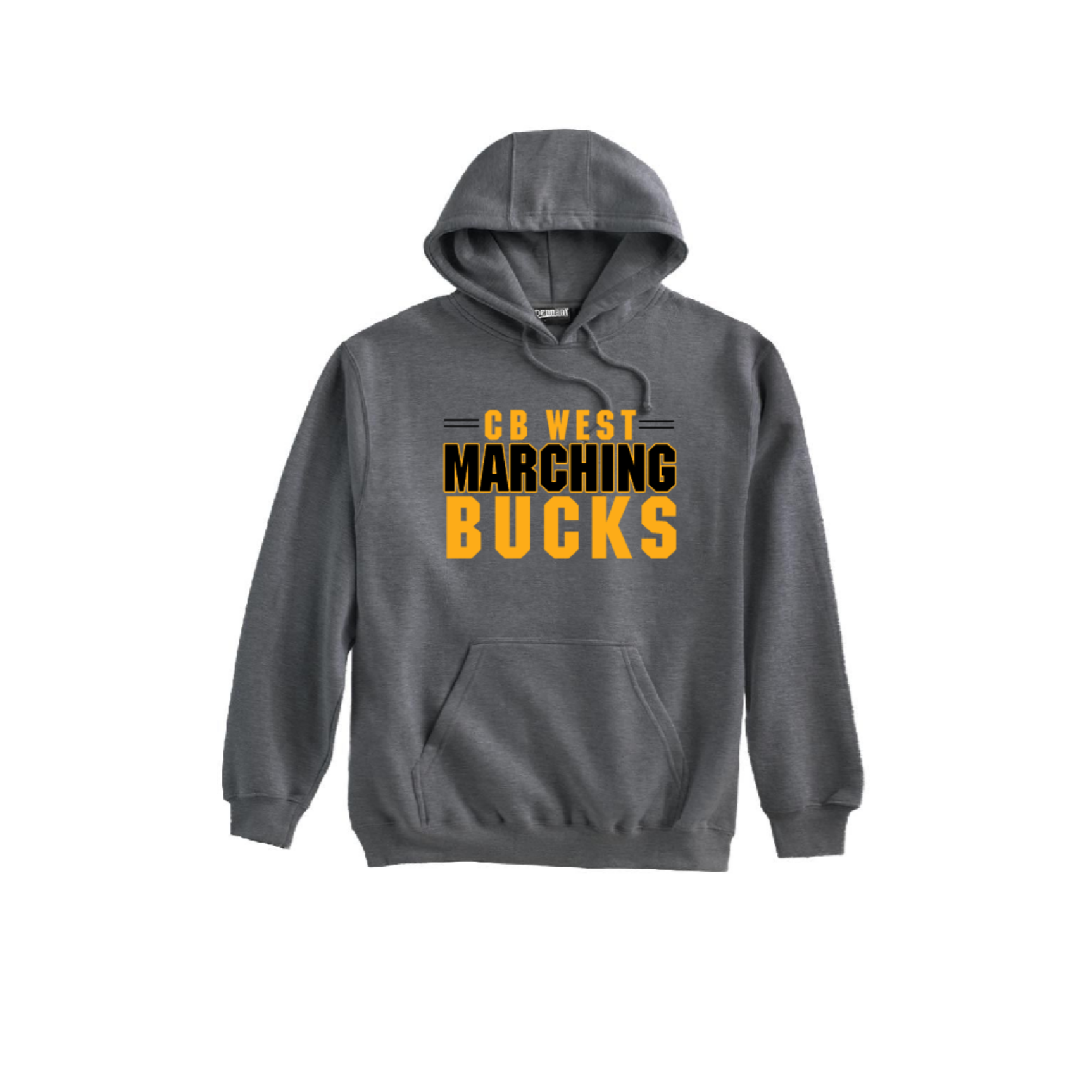 CBW Marching Bucks Hoodie 2026 Pennant 701 Charcoal