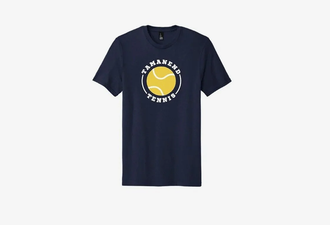 Tamanend Tennis 2026 Tee Shirt Navy DT5000
