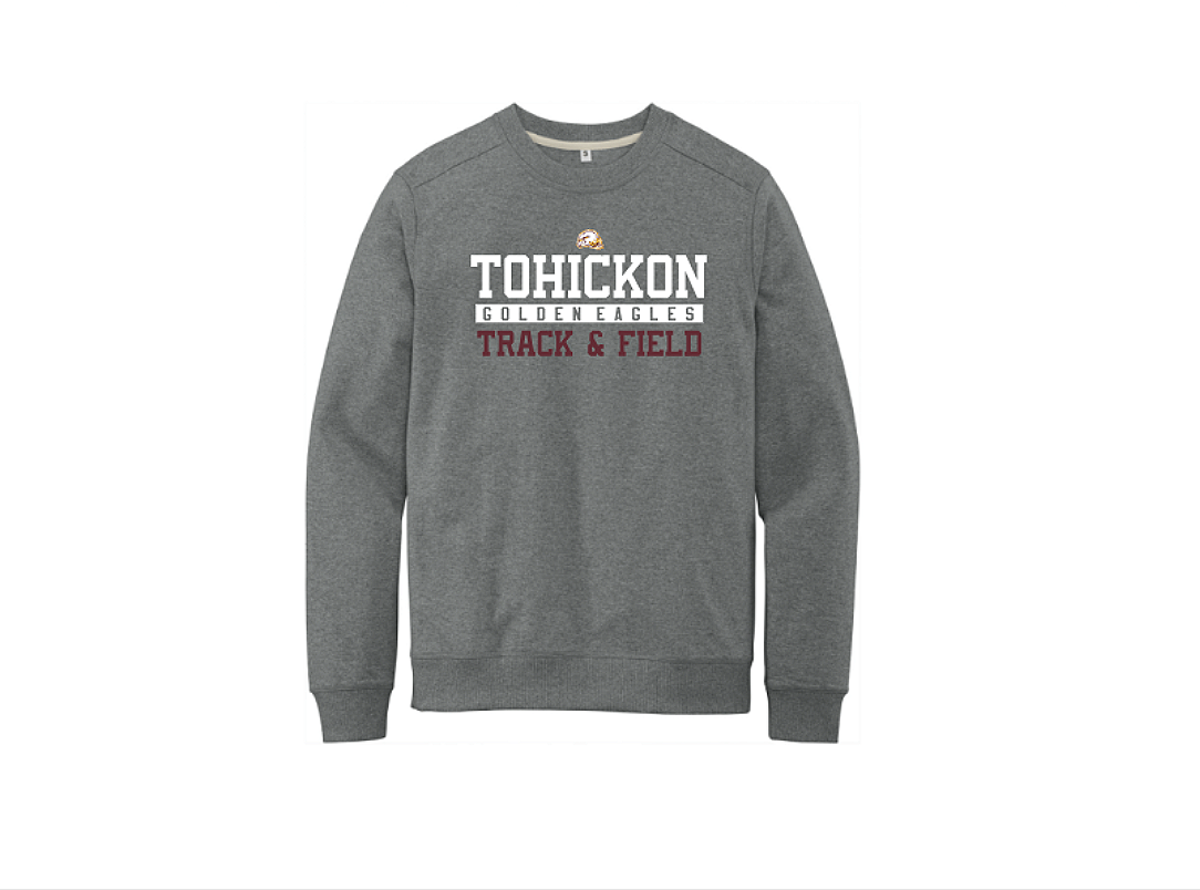 Tohickon Track Crewneck 2026 DT8104 Dark Heather Grey