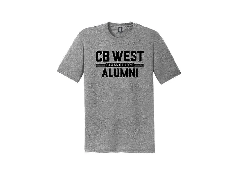 CB West Alumni Class of 1976 Grey Frost Tee DM130