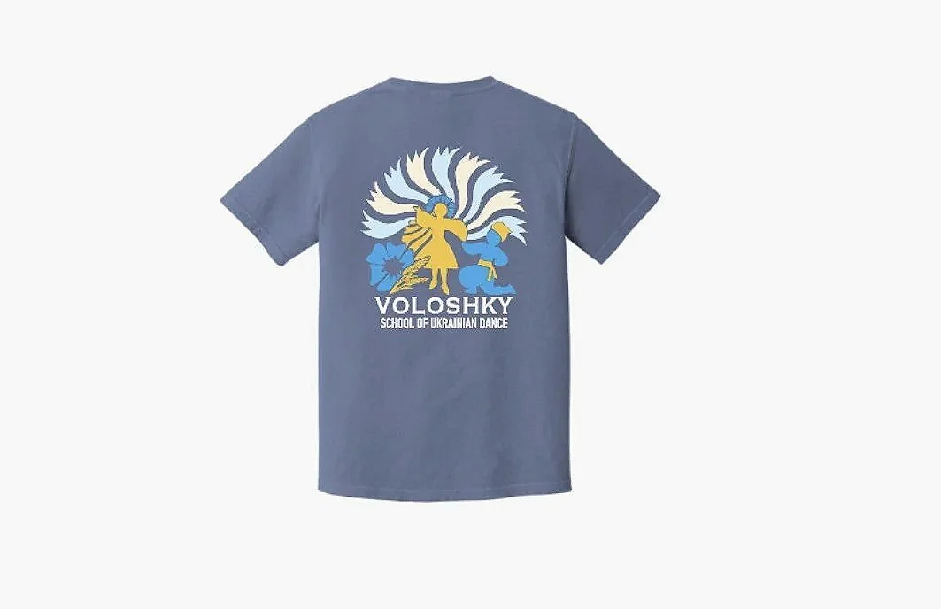 Voloshky Comfort Colors Tee Washed Denim 1717