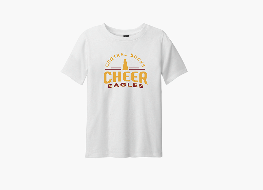 CB Cheer Tee DM108 White