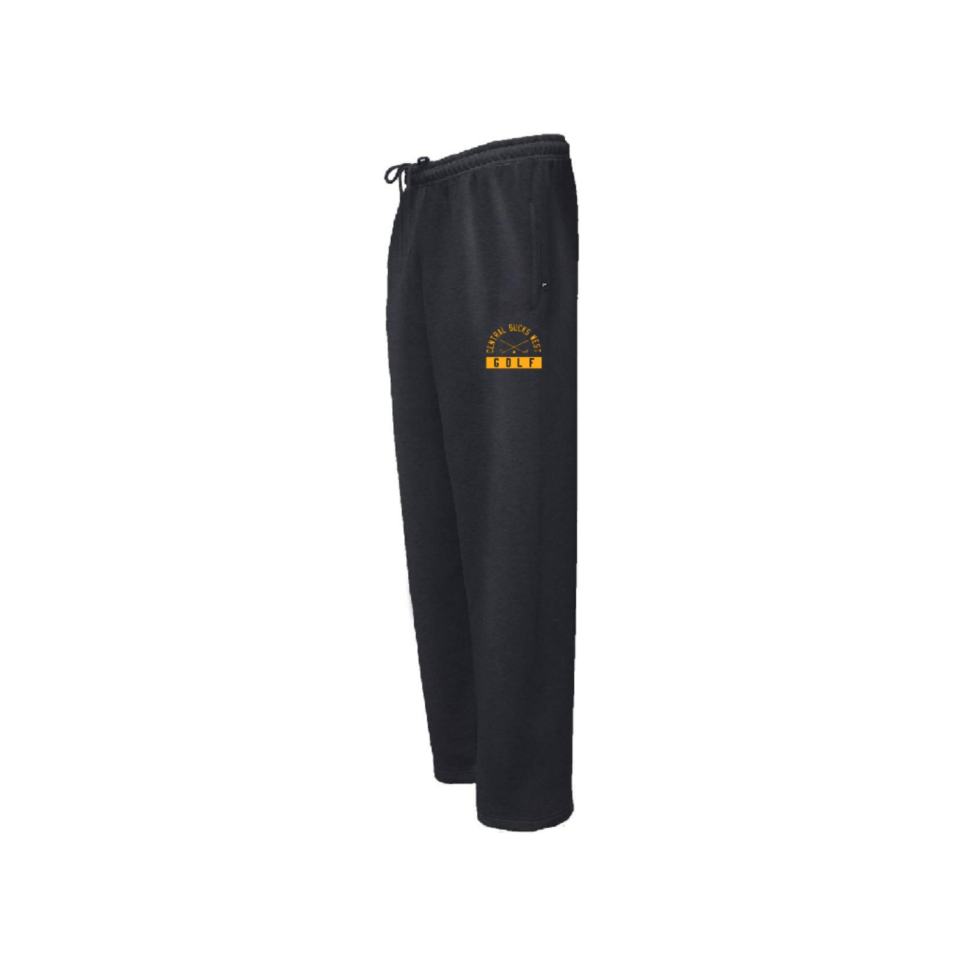 CB West Golf Pennant Straight Leg Sweatpants 8104 Black