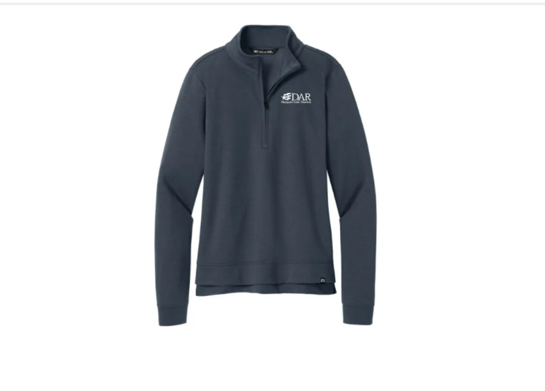 DAR Premium Women’s Coveside 1/2-Zip Blue Nights Embroidered TM1LD007