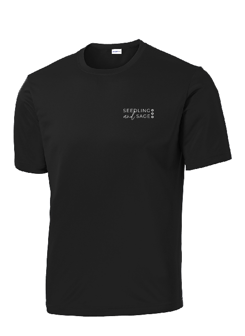 SEEDLING AND SAGE ADULT POSICHARGE COMPETITOR TEE ST350
