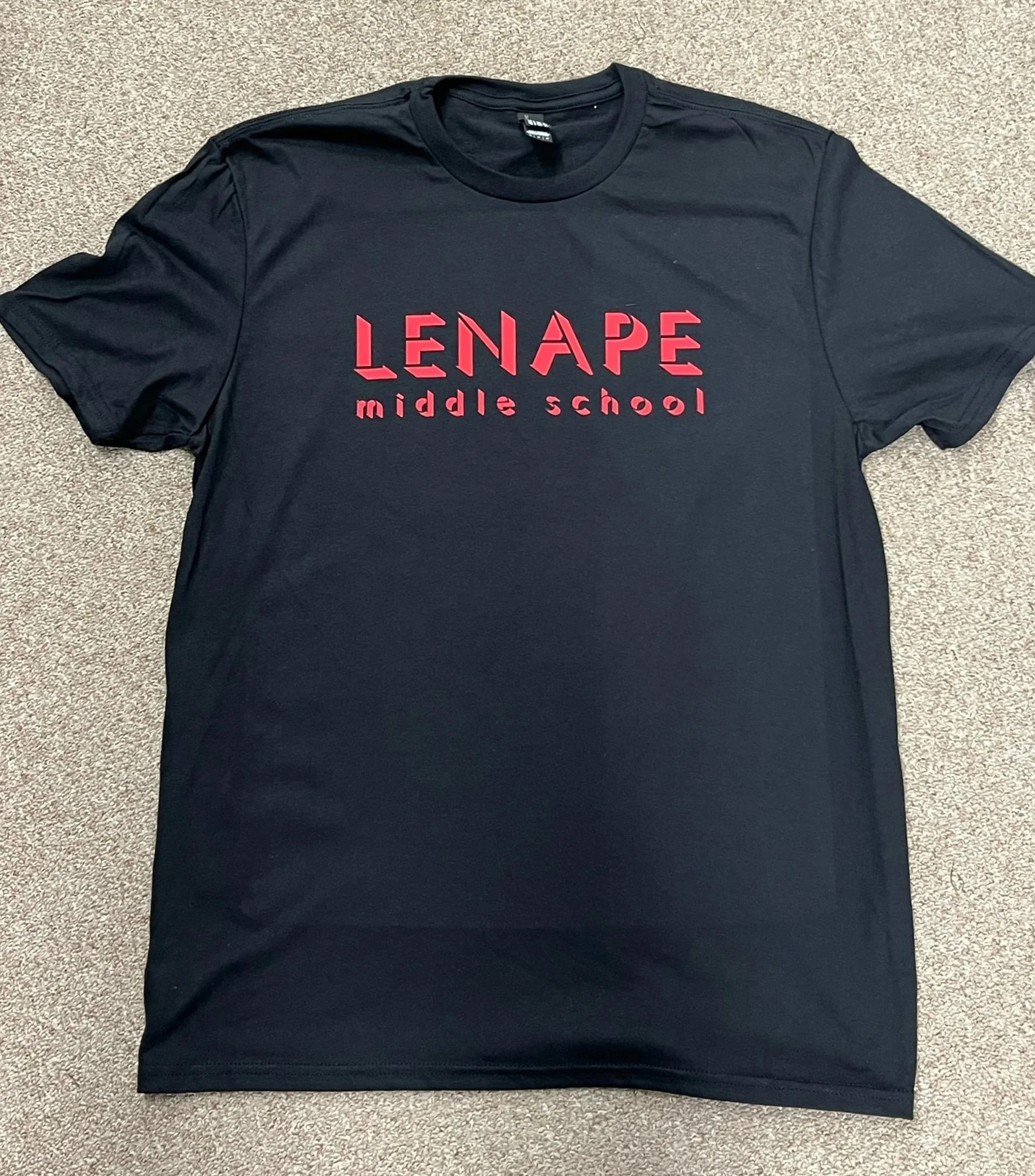 Lenape Black Unisex Tee Shirt 2026 DM108