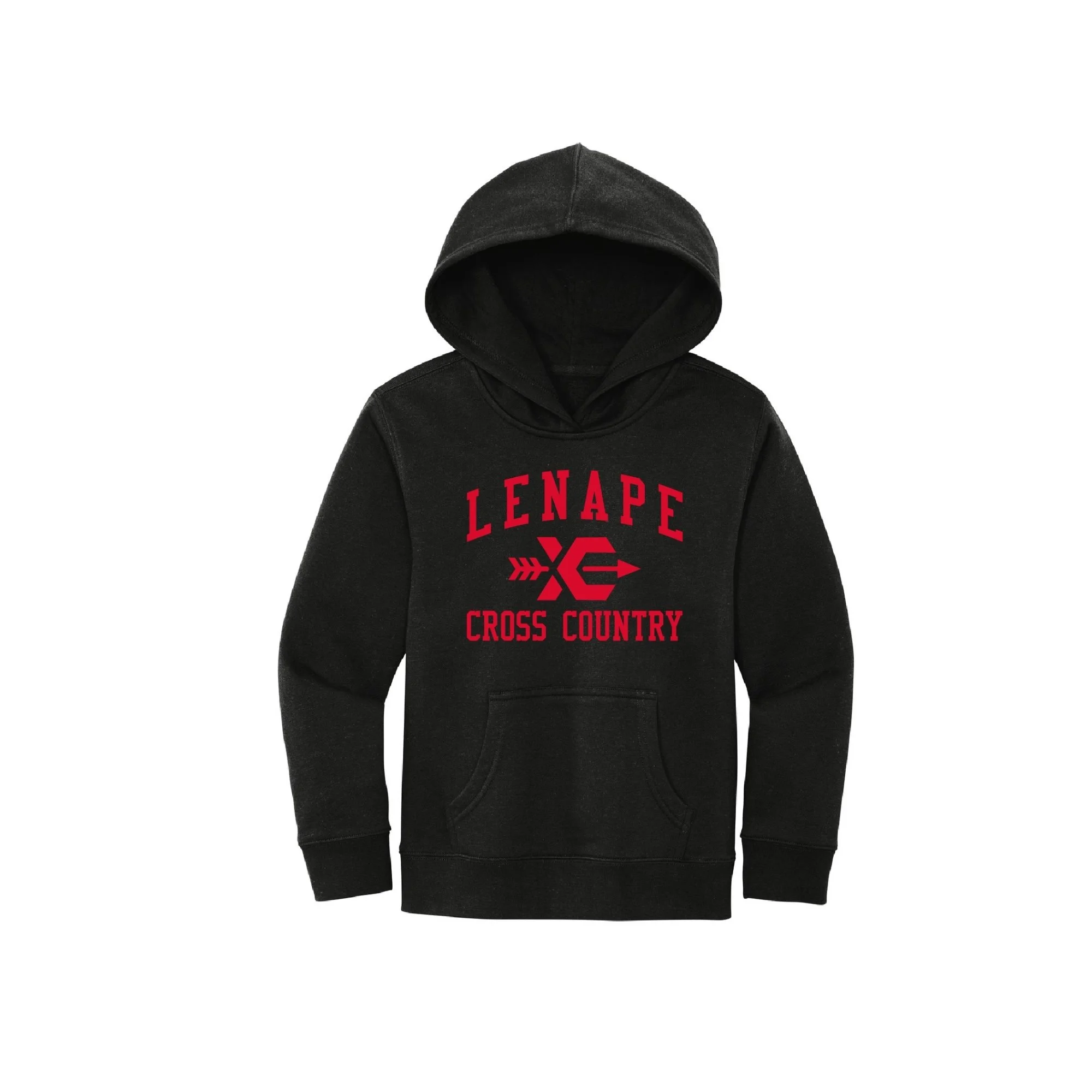 Lenape Cross Country Hoodie 2026 DT6100 Black