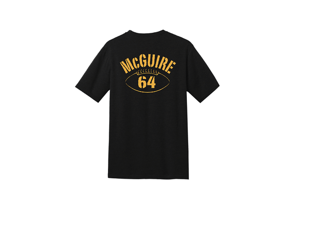 CB West Football Stencil Tee 2026 DT108 Black