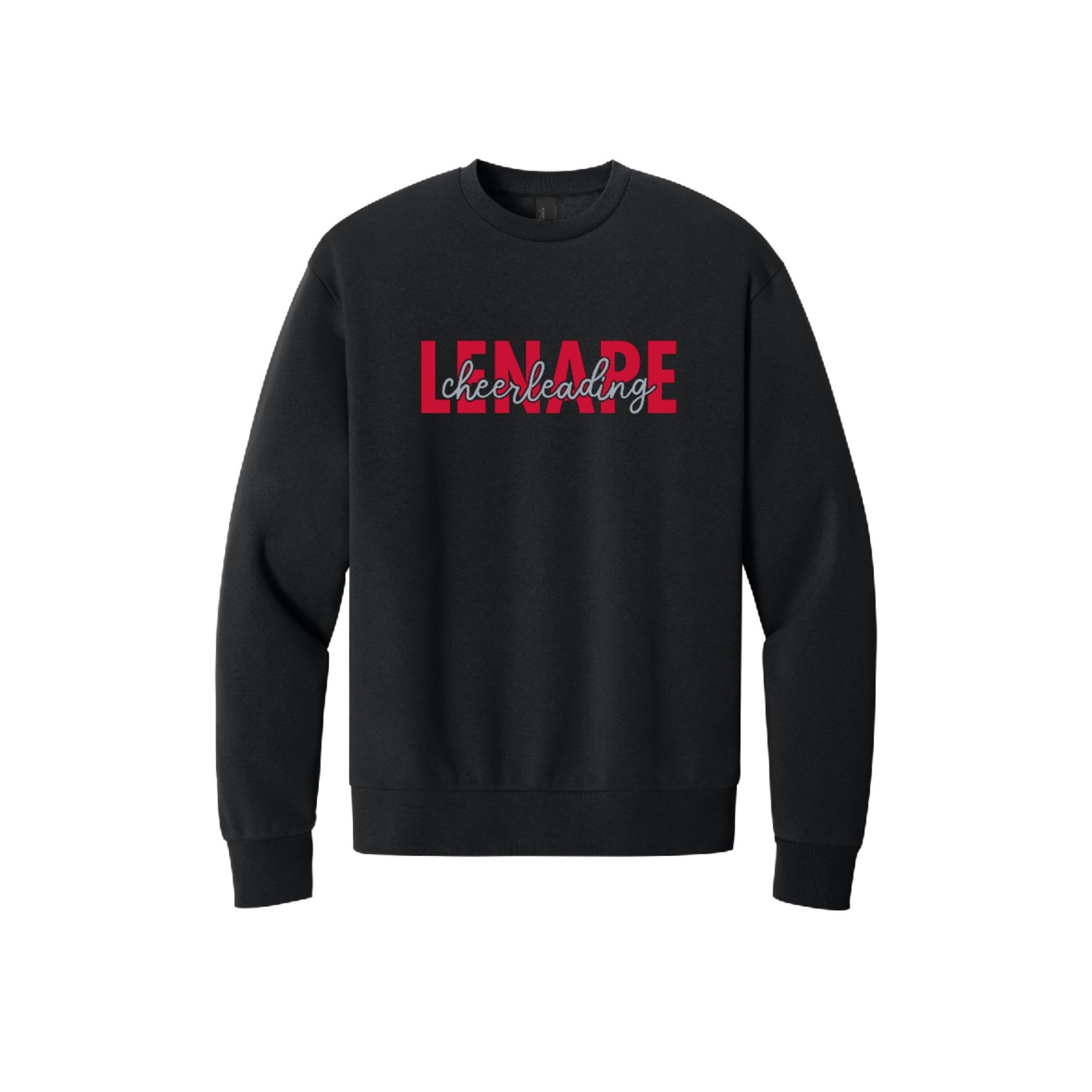 Lenape Cheer Crewneck Black DT6104