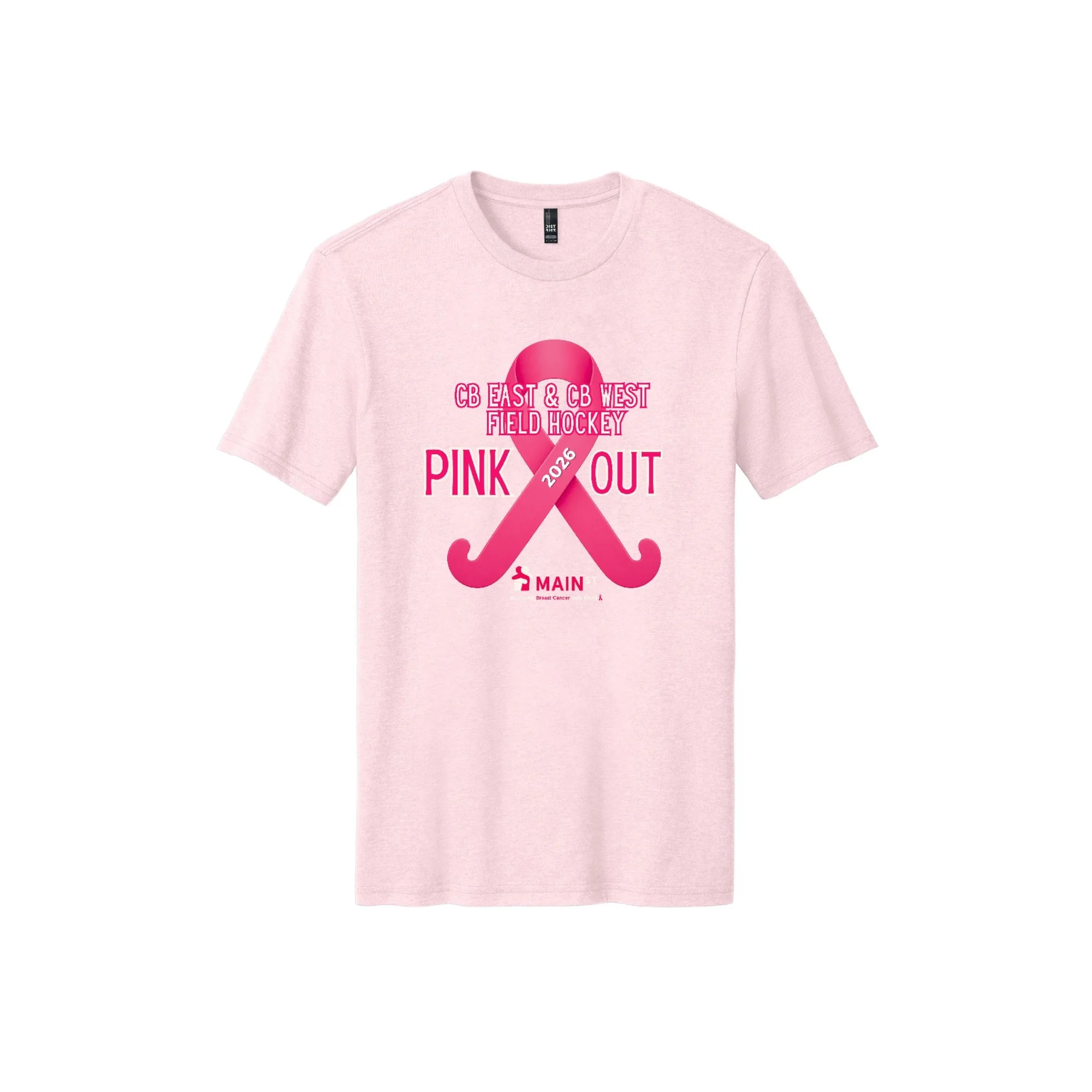East vs. West Field Hockey Pink Out Tee 2026 DT108 Carnation Pink
