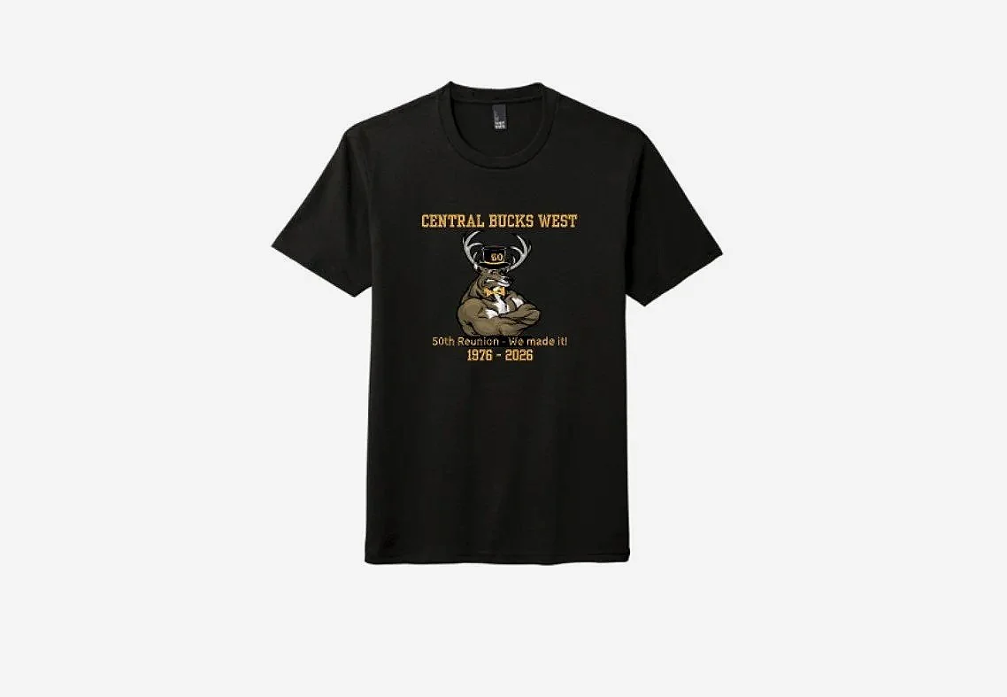 CB West Class of 1976 Reunion Black Tee DM130