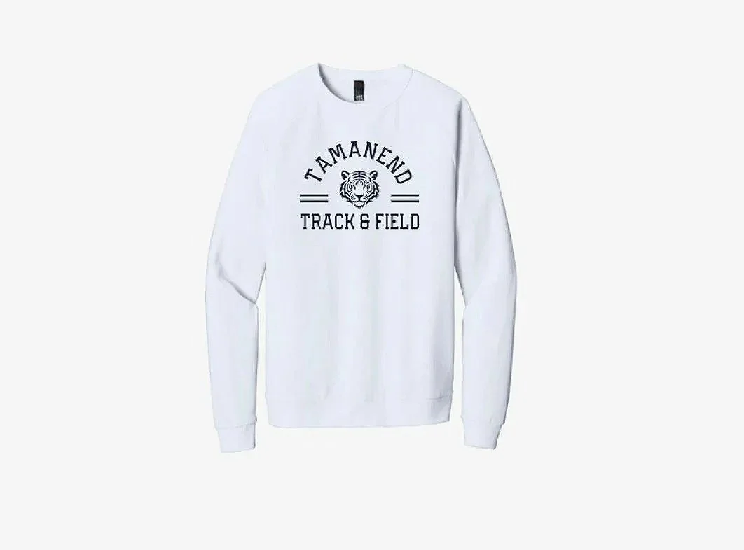 Tamanend Track The Perfect Tri Crewneck 2026 White DT1304