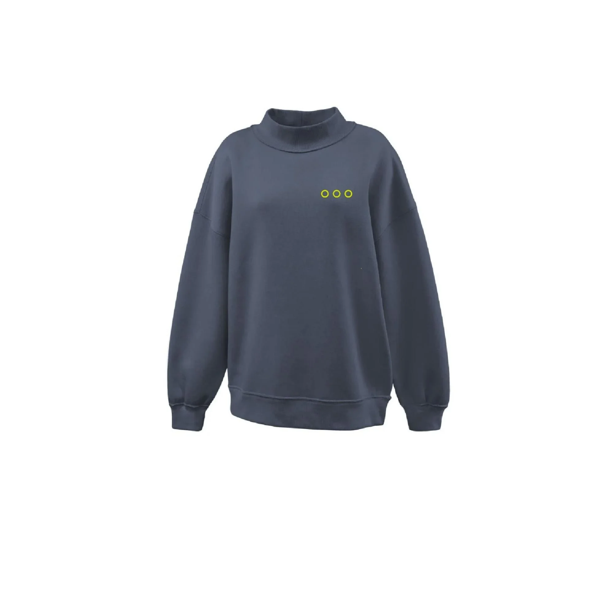 SEEDLING AND SAGE MOCKCREWNECK SWEATSHIRT 7187 Navy