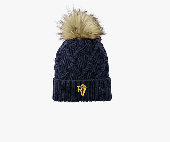 Lenape Valley Premium Team Pom Beanie NE911