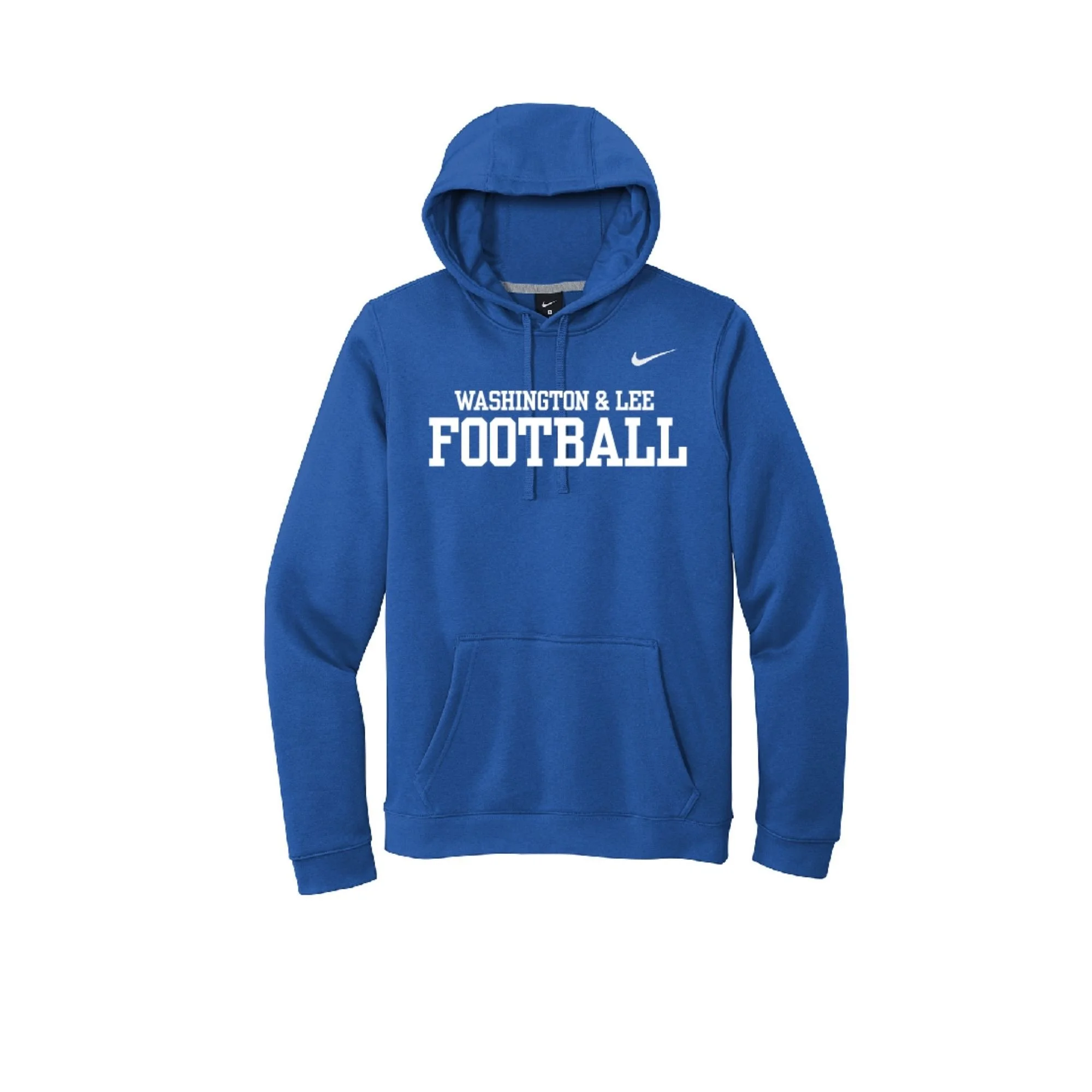 Washington and Lee Football Premium Hoodie CJ1611 Royal