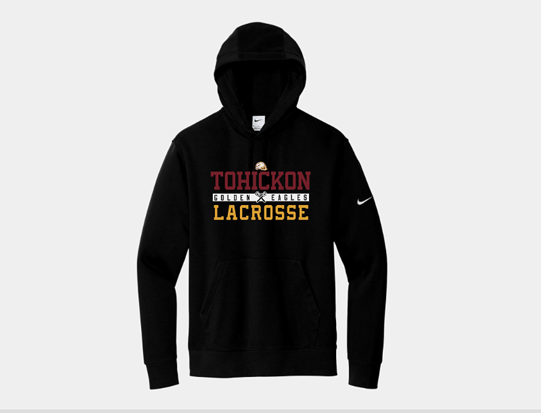 Tohickon Boys Lacrosse Premium Hoodie 2026.1 NKDR1499 Black