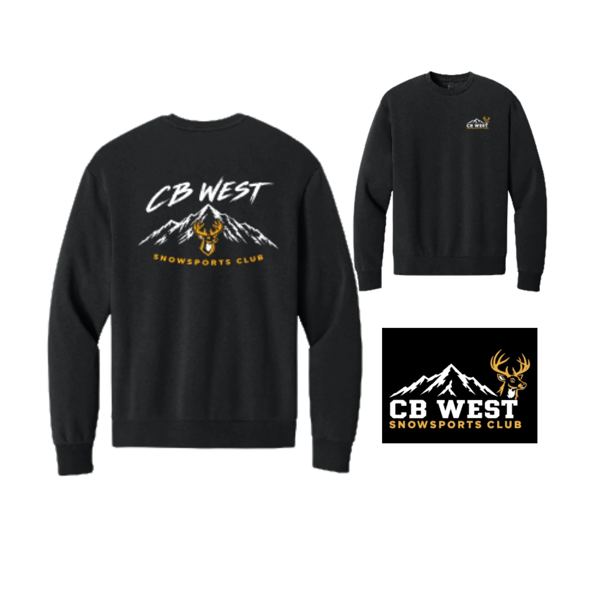 CB WEST SNOWSPORTS CREWNECK 2026 DT6704 BLACK