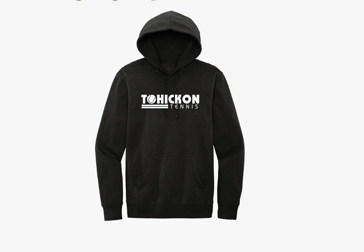 Tohickon Tennis Hoodie 2026 DT6100 Black