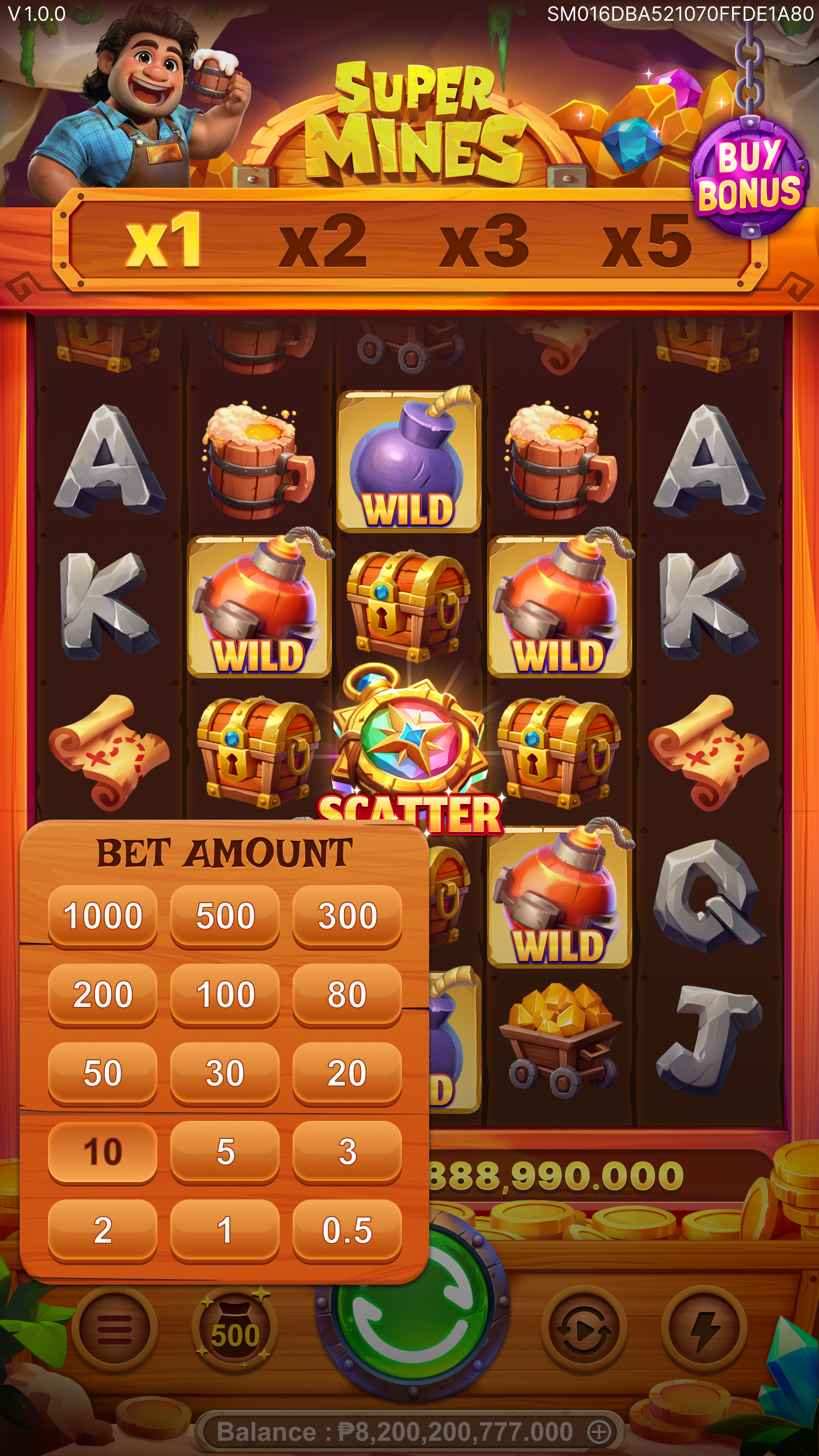 SuperMines_Bet Selections.png