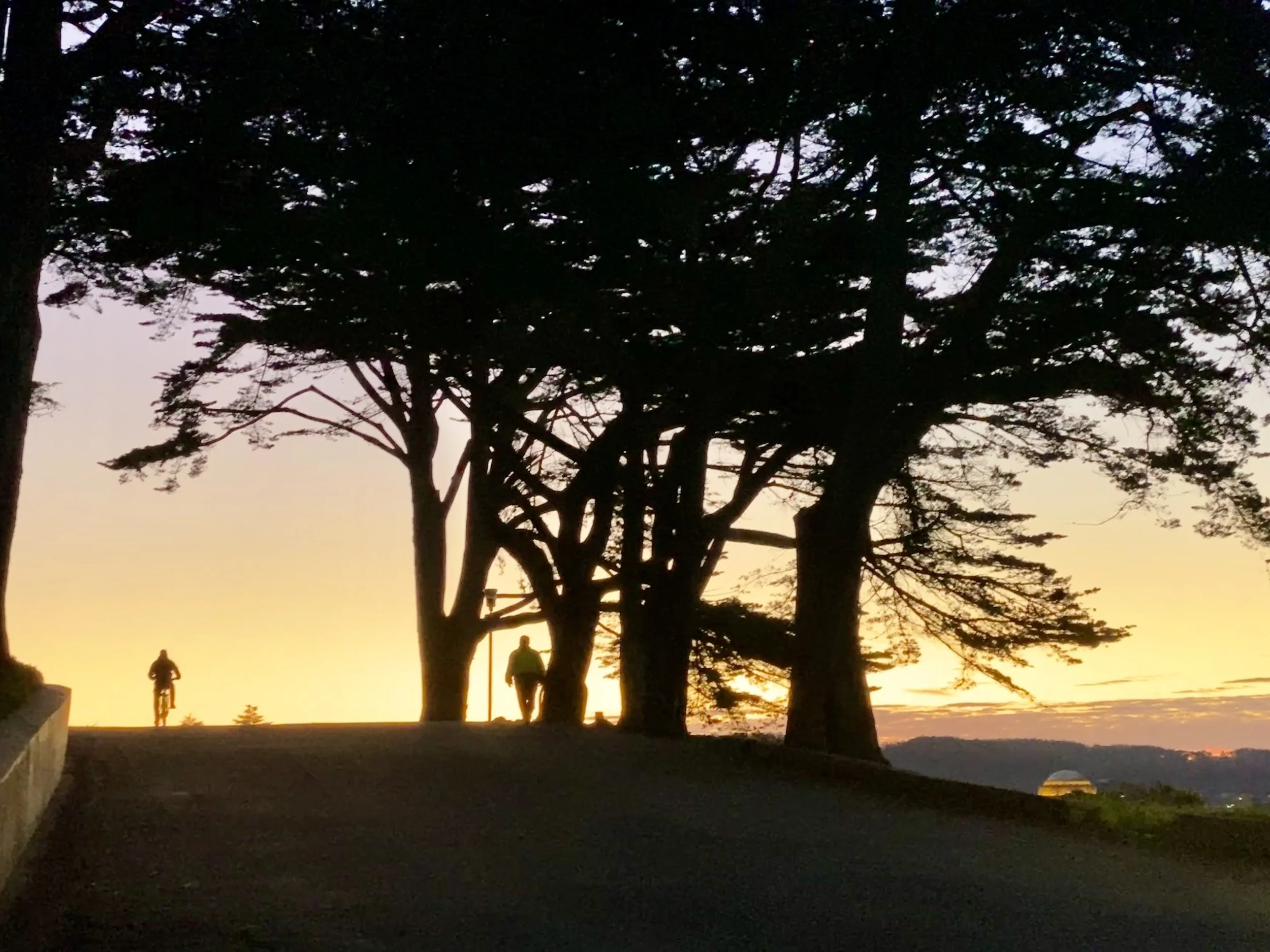 Sunset over Fort Mason, CA