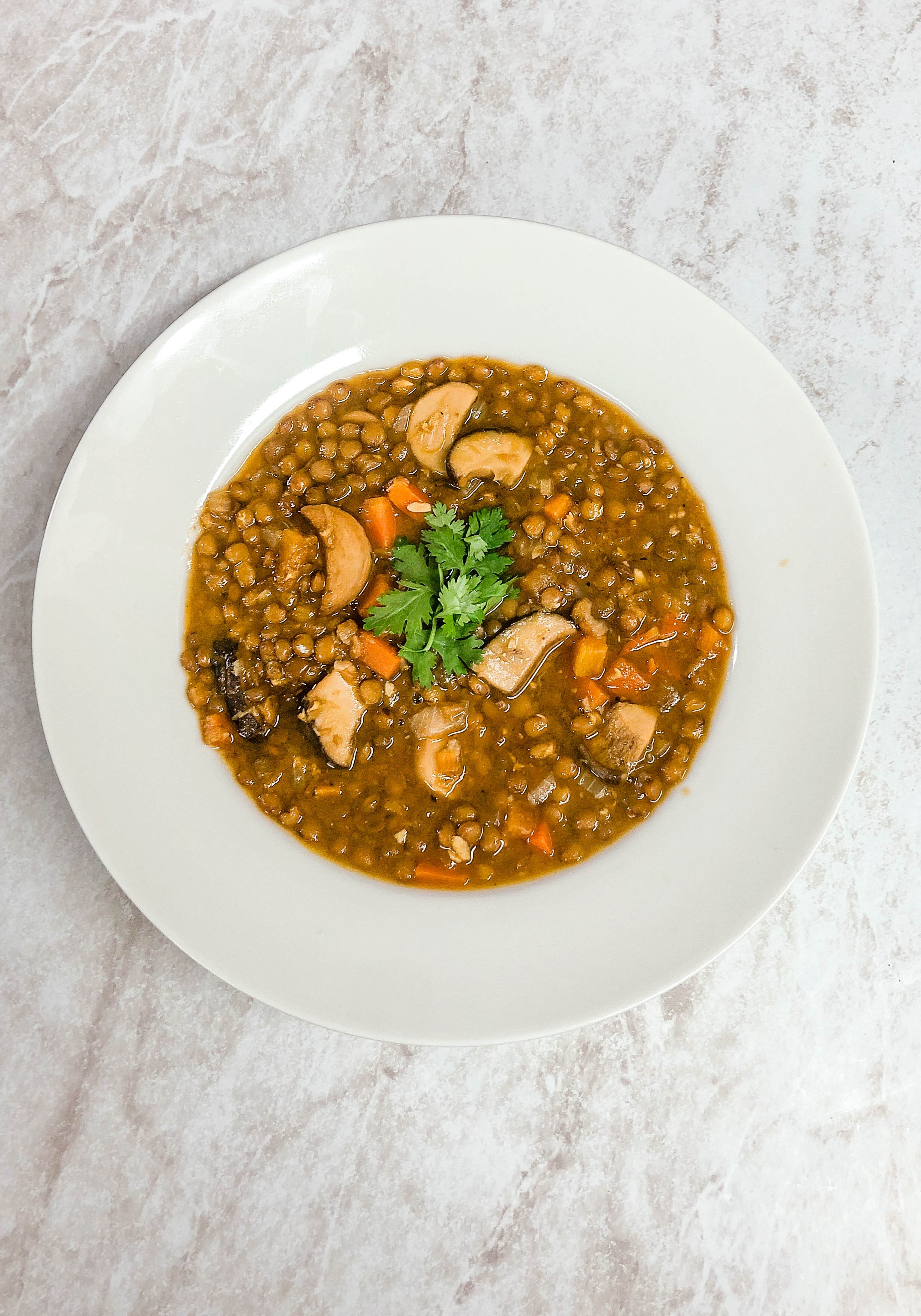 Maesil Mushroom Lentil Stew
