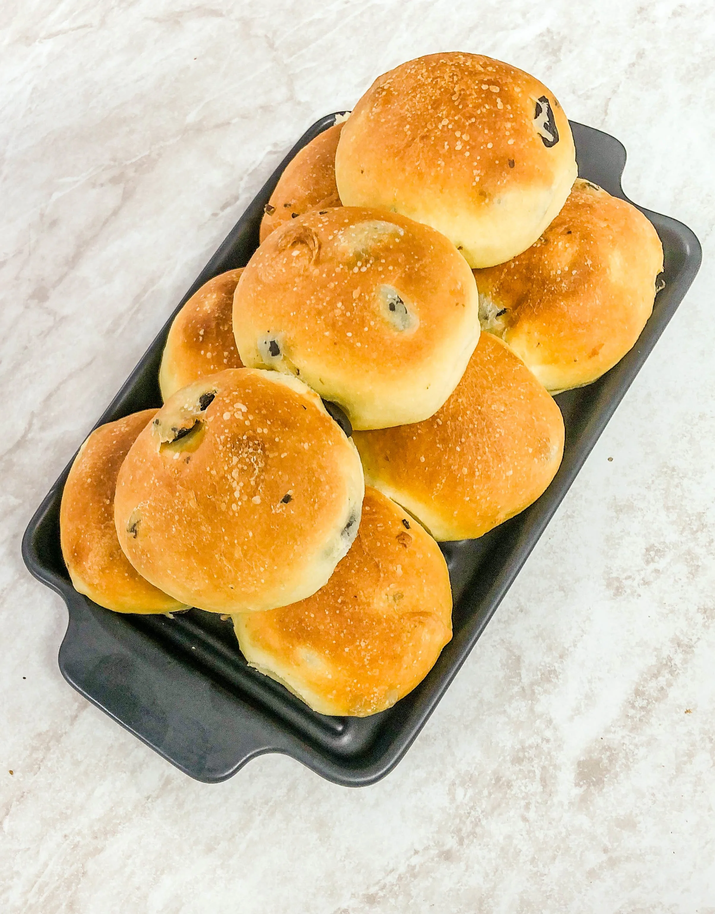 Our Daily Bread - Semola Olive Rolls