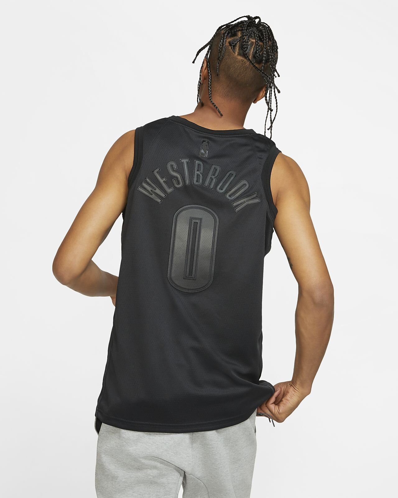 Men's Oklahoma City Thunder Russell Westbrook Nike Black MVP